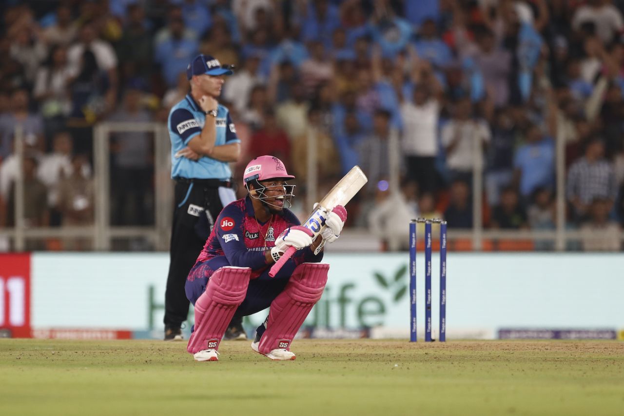 Shimron Hetmyer revels in the excitement, Gujarat Titans vs Rajasthan Royals, IPL 2023, Ahmedabad, April 16, 2023
