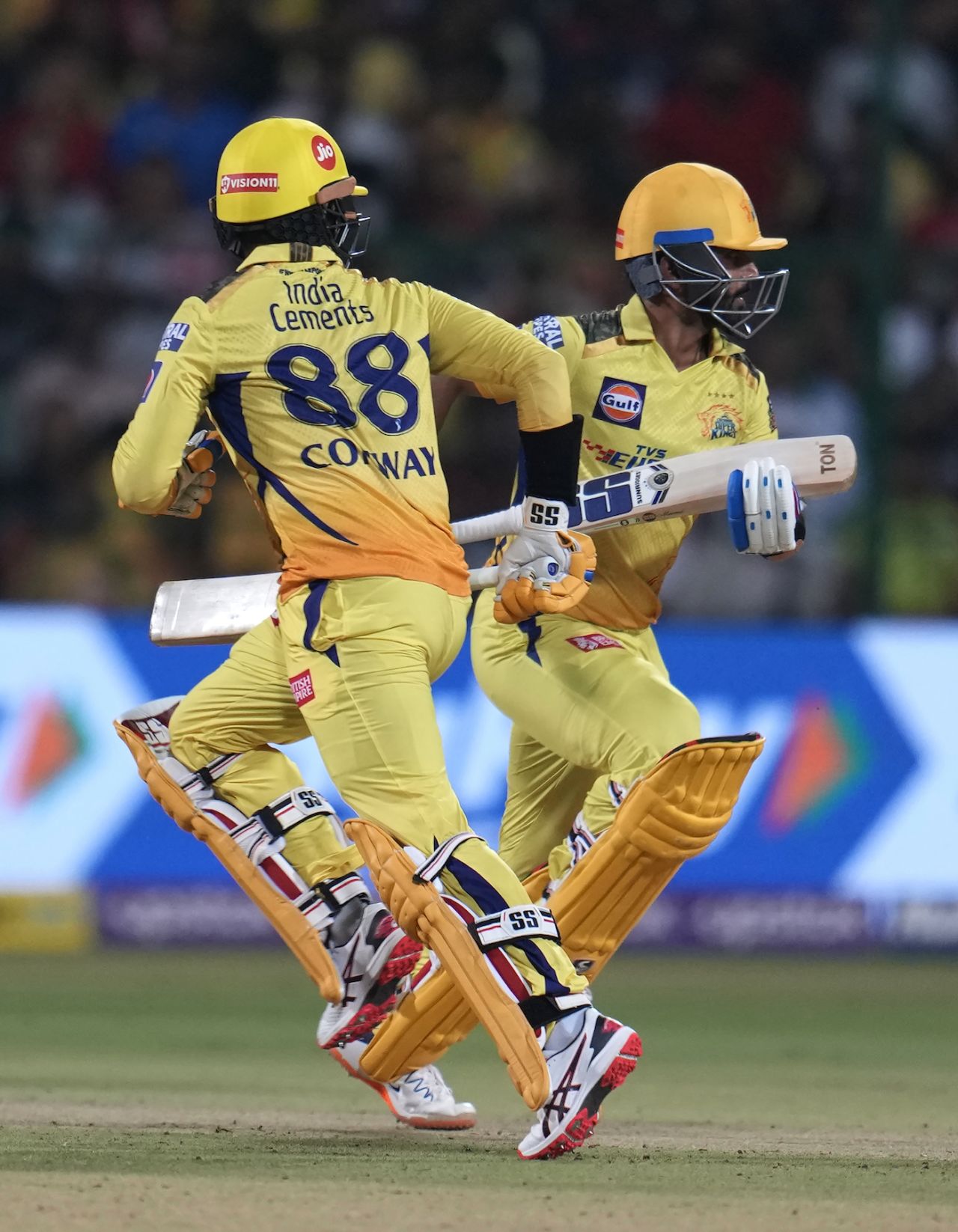 Devon Conway and Ajinkya Rahane scored quickly in the powerplay, Royal Challengers Bangalore vs Chennai Super Kings, IPL 2023, Bengaluru, April 17, 2023