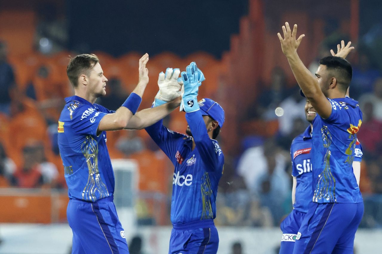 Jason Behrendorff removed Harry Brook in his first over, Sunrisers Hyderabad vs Mumbai Indians, IPL 2023, Hyderabad, April 18, 2023