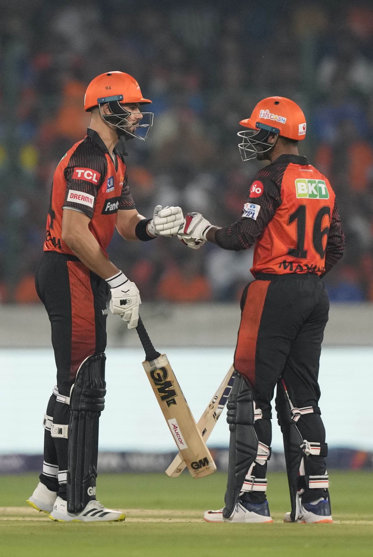 Aiden Markram and Mayank Agarwal out the SRH chase on track, Sunrisers Hyderabad vs Mumbai Indians, IPL 2023, Hyderabad, April 18, 2023