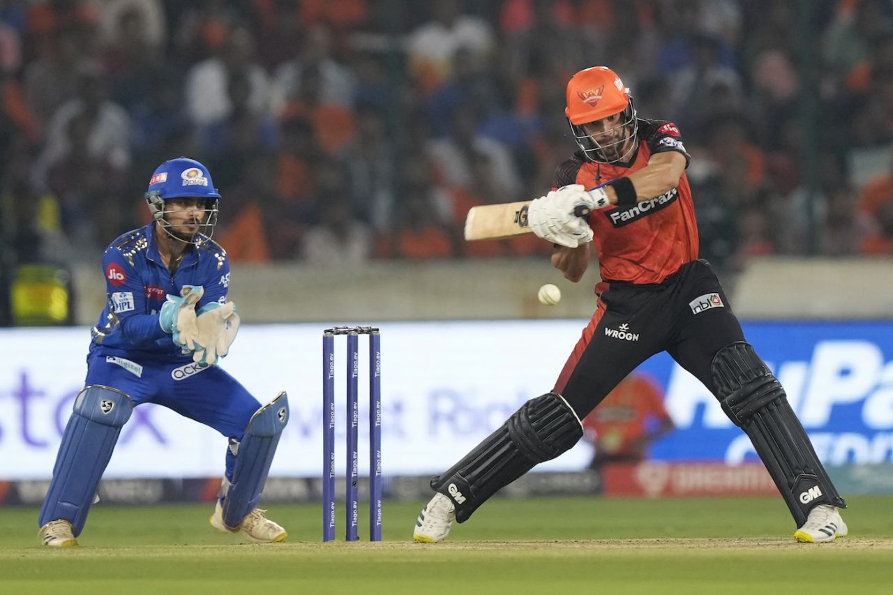 Aiden Markram scored a 17-ball 22 from No. 4, Sunrisers Hyderabad vs Mumbai Indians, IPL 2023, Hyderabad, April 18, 2023