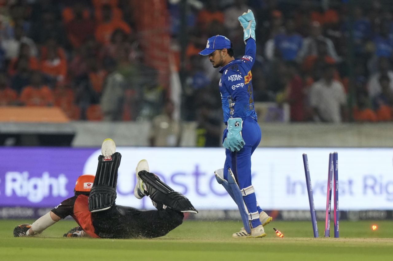 Ishan Kishan ran out Abdul Samad, Sunrisers Hyderabad vs Mumbai Indians, IPL 2023, Hyderabad, April 18, 2023