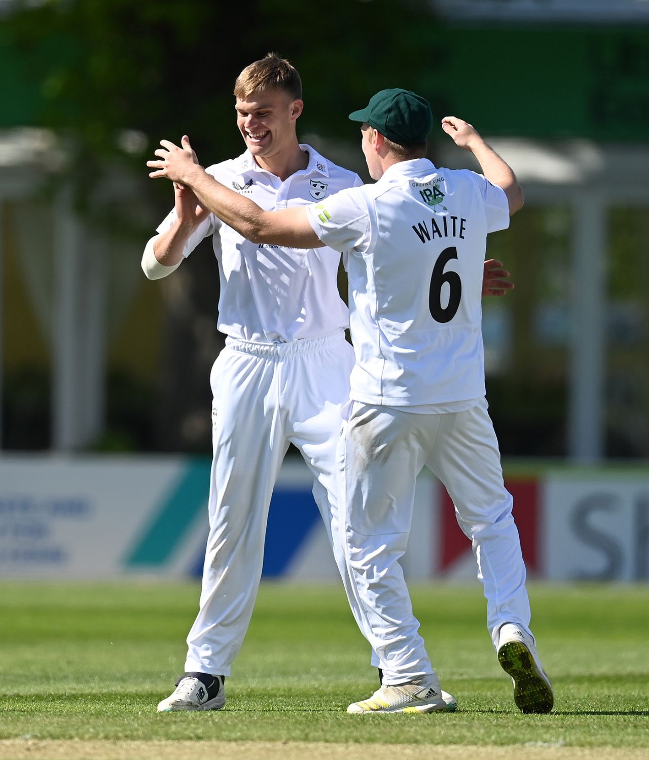 Ben Gibbon helped blow away the visitors' top order, Worcestershire vs Gloucestershire, County Championship, Division Two, New Road, April 20, 2023