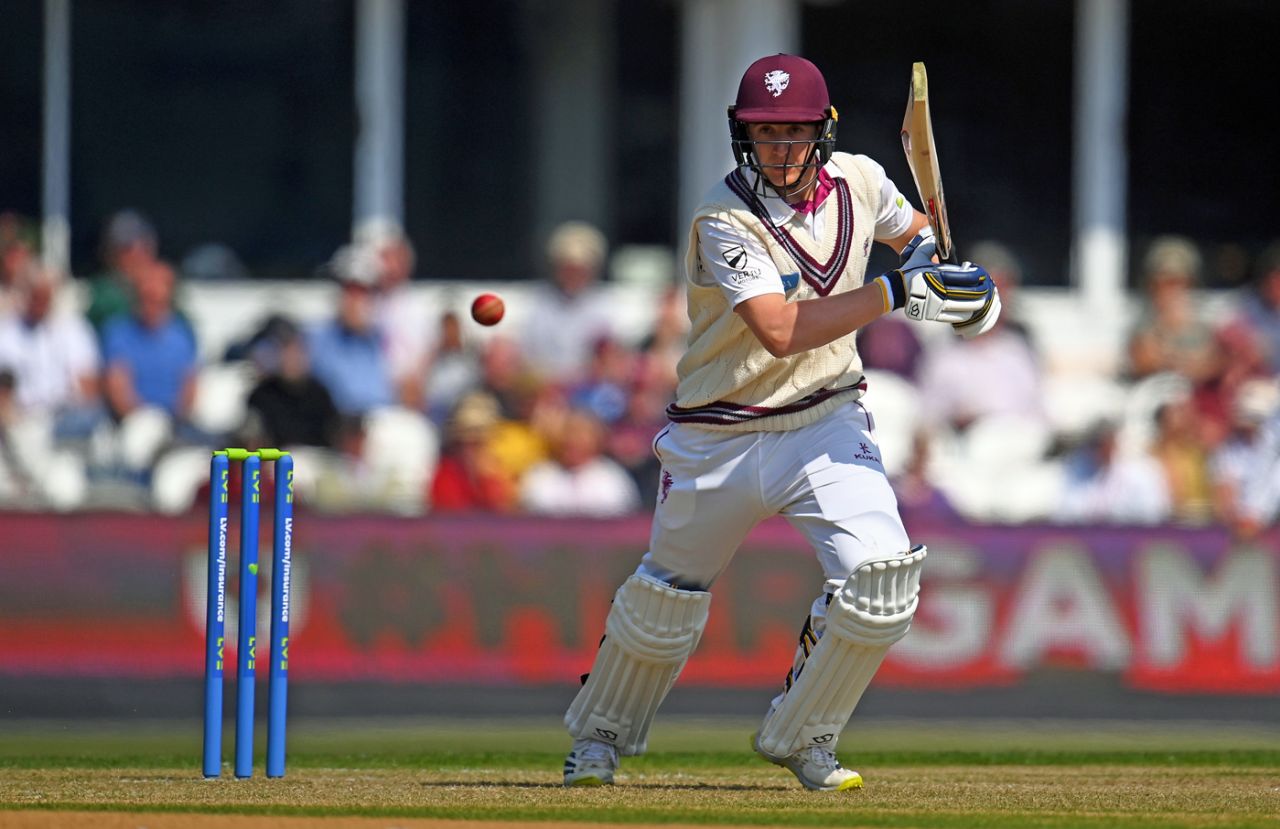 Tom Kohler-Cadmore is now in Somerset colours, Somerset vs Lancashire, Taunton, County Championship, 1st day, April 20, 2023