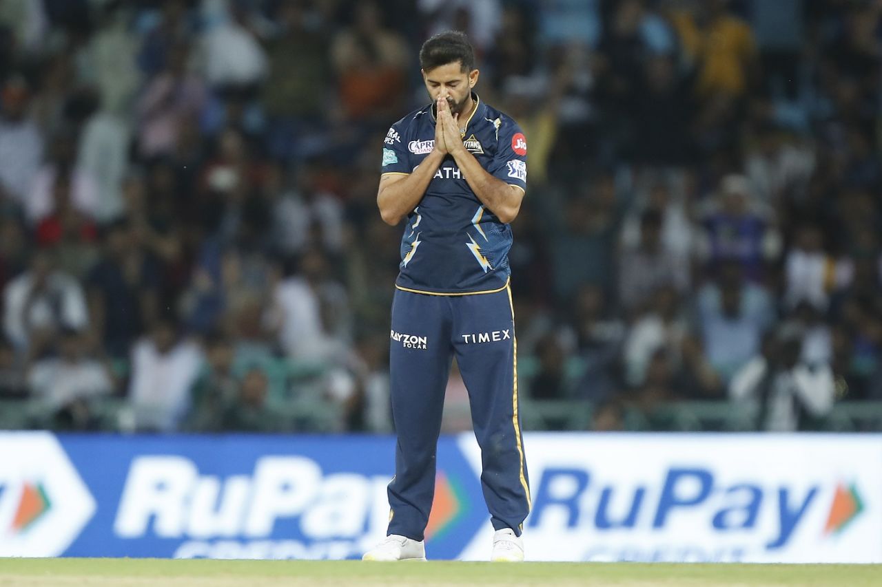 Mohit Sharma was nerveless in the death as Gujarat Titans closed out an improbable win, Lucknow Super Giants vs Gujarat Titans, IPL 2023, Lucknow, April 22, 2023