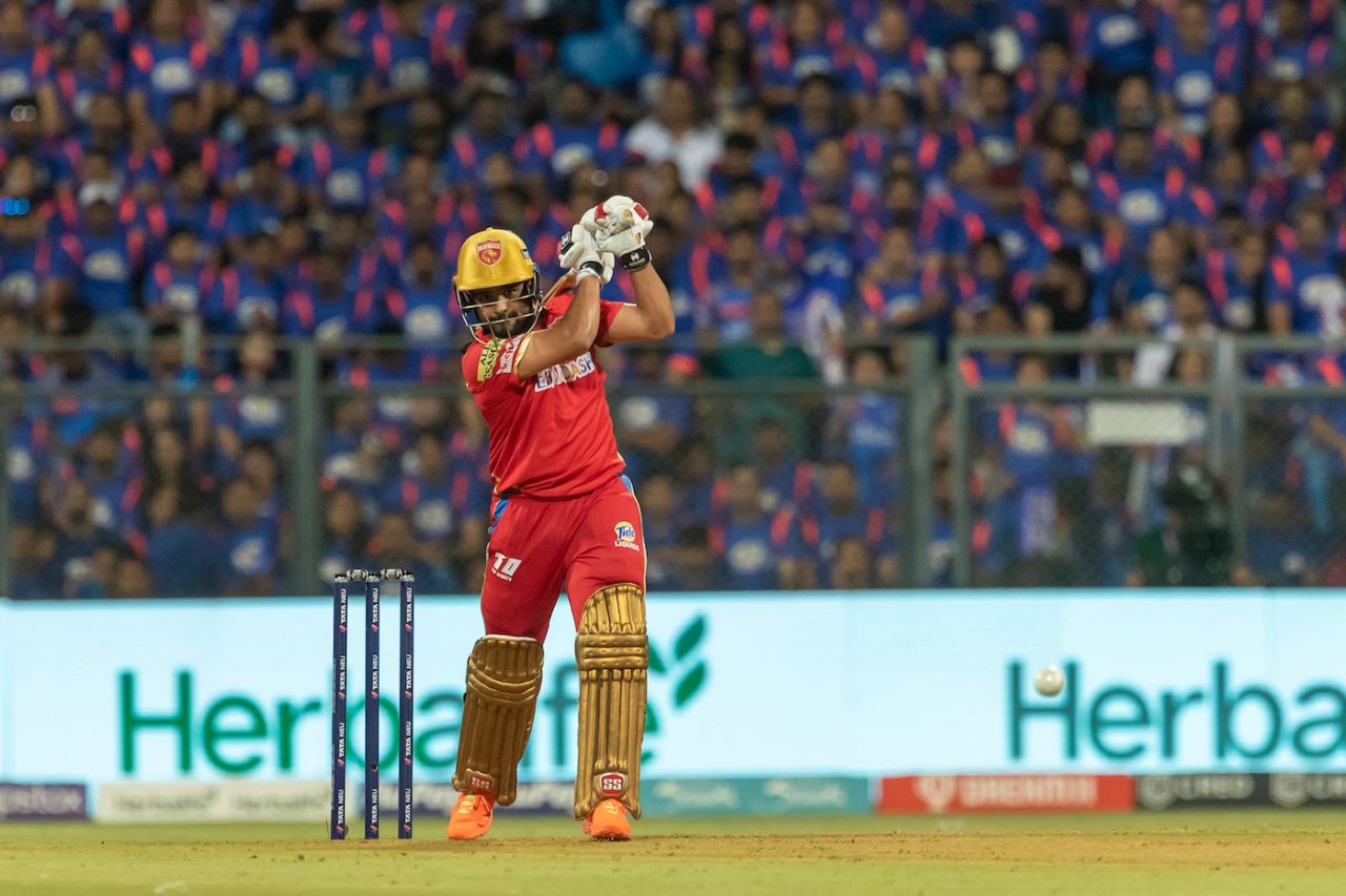 Prabhsimran Singh scored quickly in the powerplay, Mumbai Indians vs Punjab Kings, IPL 2023, Mumbai, April 22, 2023