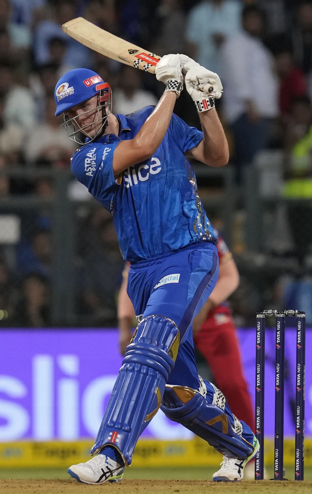 Cameron Green scored quickly after walking out at No. 3, Mumbai Indians vs Punjab Kings, IPL 2023, Mumbai, April 22, 2023