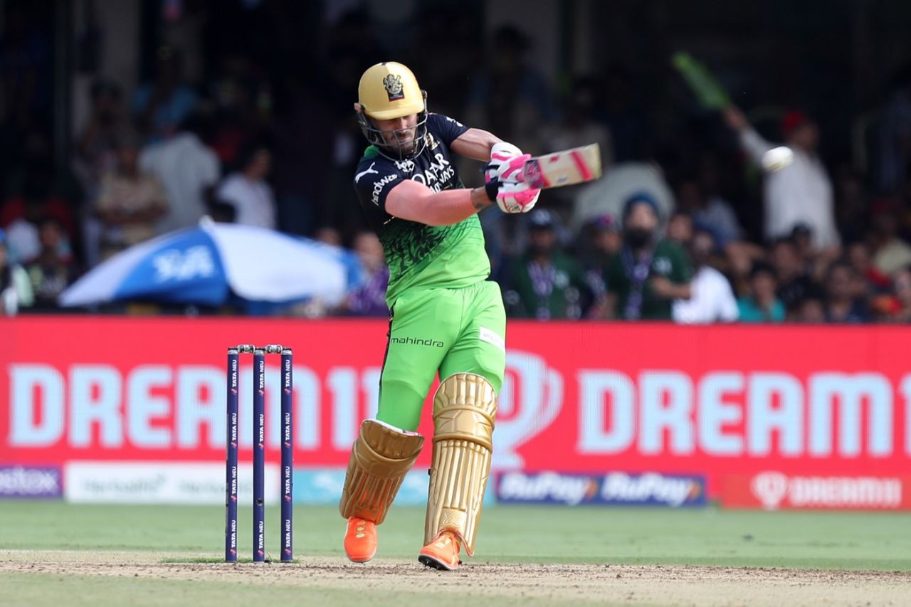 Faf du Plessis played a steady knock, Royal Challengers Bangalore vs Rajasthan Royals, IPL 2023, Bengaluru, April 23, 2023
