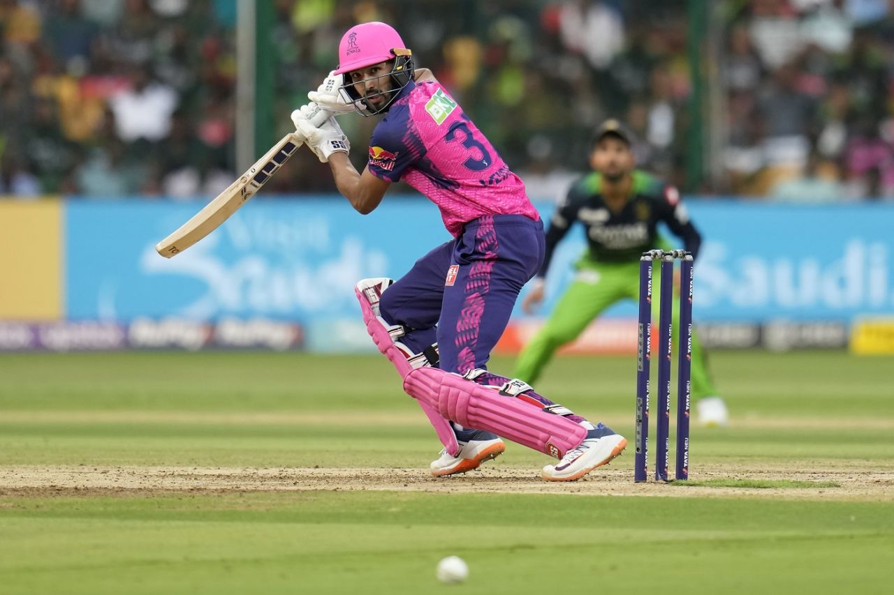 Devdutt Padikkal walked in in the first over and looked at ease, Royal Challengers Bangalore vs Rajasthan Royals, IPL 2023, Bengaluru, April 23, 2023