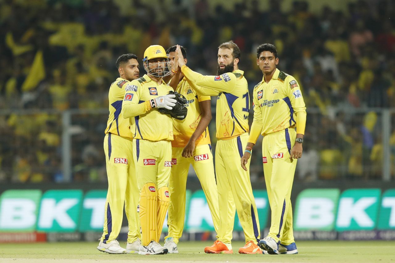 Moeen Ali struck with his first ball, Kolkata Knight Riders vs Chennai Super Kings, IPL 2023, Kolkata, April 23, 2023