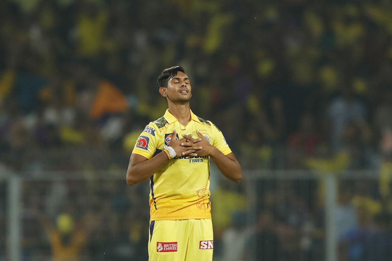 Matheesha Pathirana got the big wicket of Andre Russell, Kolkata Knight Riders vs Chennai Super Kings, IPL 2023, Kolkata, April 23, 2023