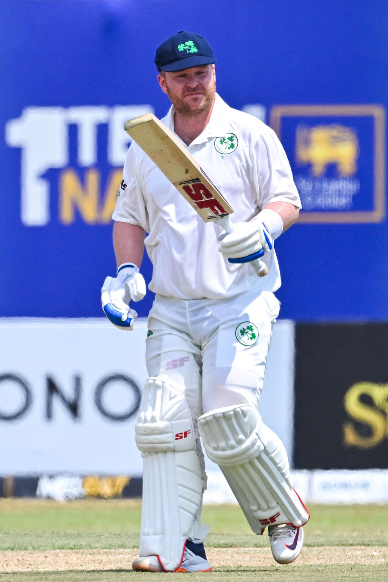 Paul Stirling got to a 64-ball half-century, Sri Lanka vs Ireland, 2nd Test, Galle, 1st day, April 24, 2023
