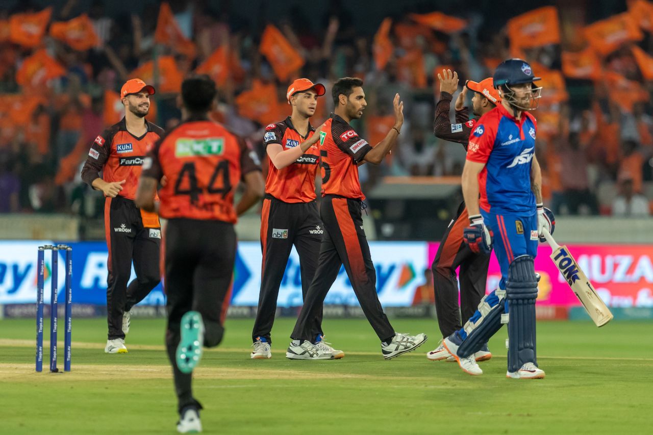 Bhuvneshwar Kumar sent back Phil Salt for a golden duck, Sunrisers Hyderabad vs Delhi Capitals, IPL 2023, Hyderabad, April 24, 2023