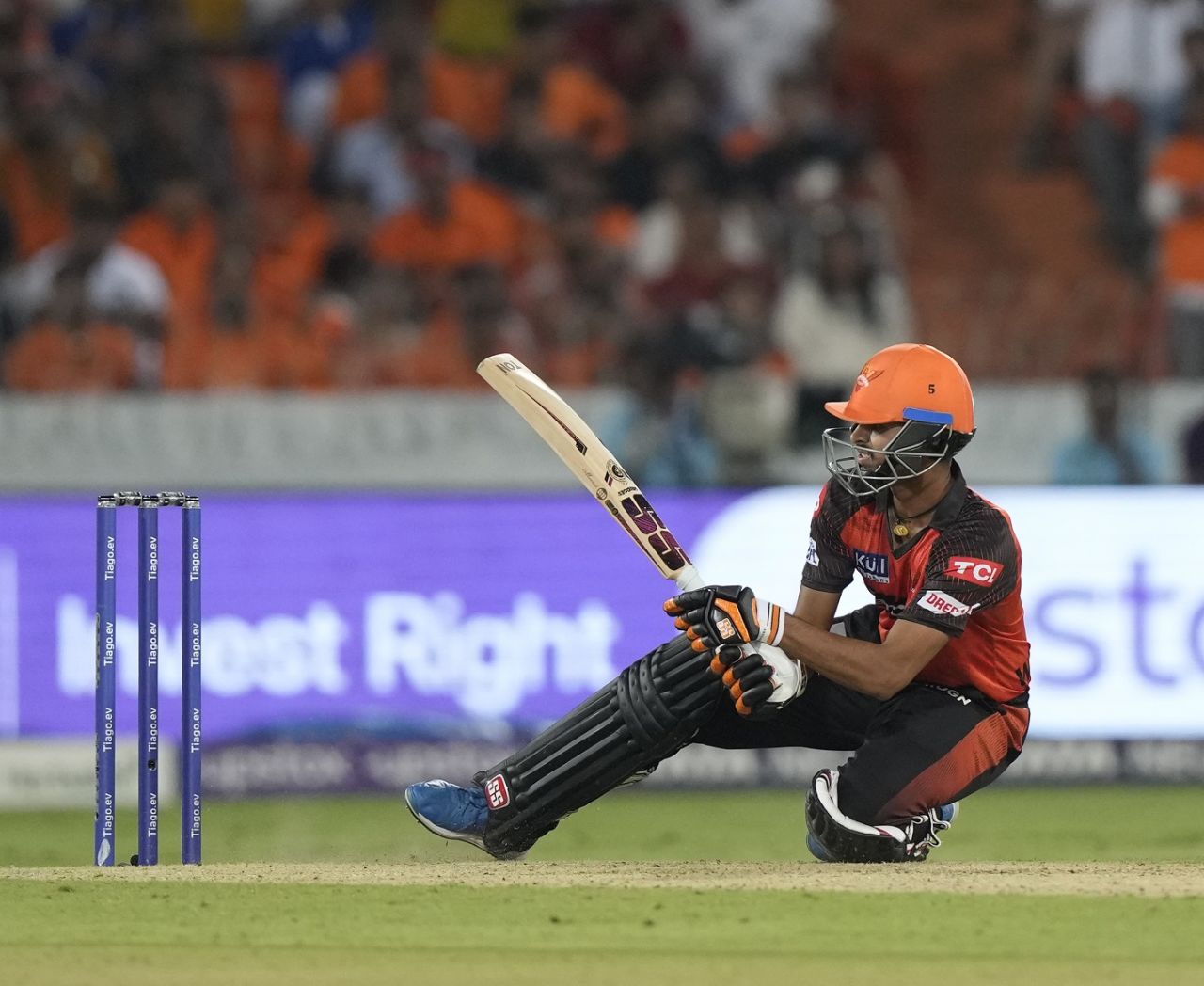 Washington Sundar scoops one for four, Sunrisers Hyderabad vs Delhi Capitals, IPL 2023, Hyderabad, April 24, 2023