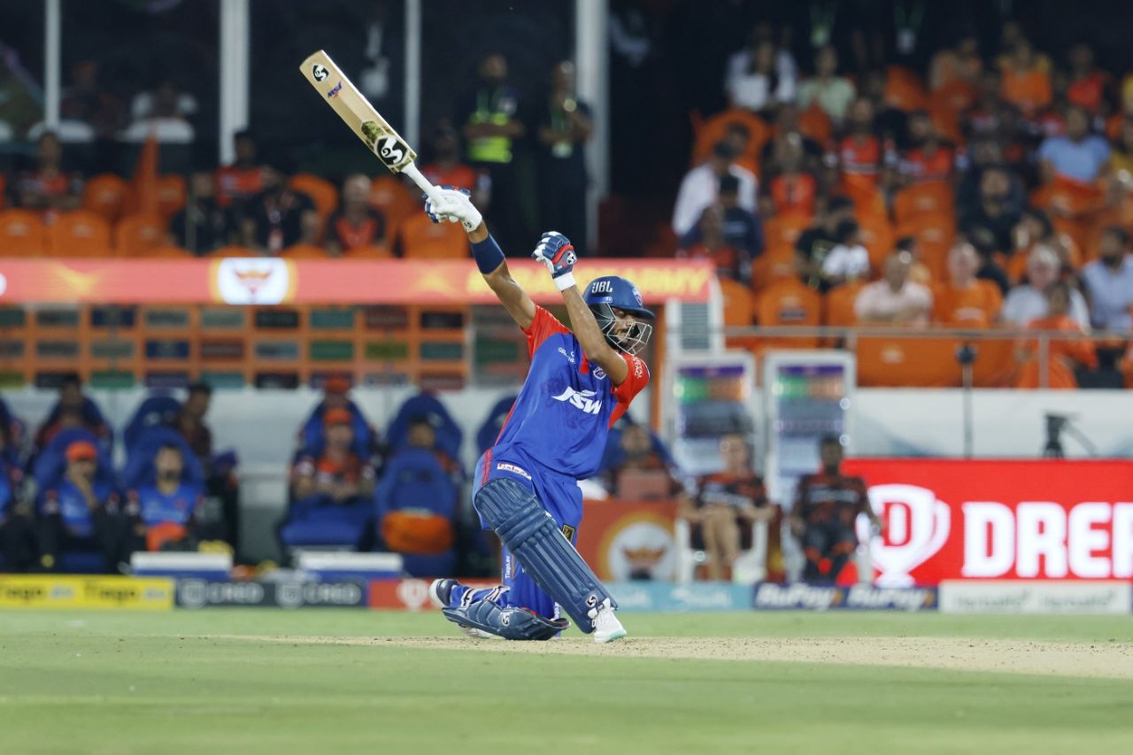 Axar Patel helped arrest a collapse, Sunrisers Hyderabad vs Delhi Capitals, IPL 2023, Hyderabad, April 24, 2023