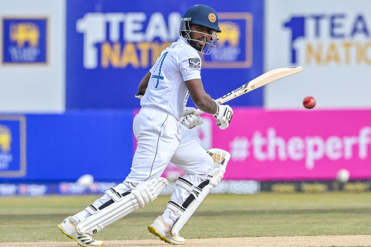 Nishan Madushka got off to a good start, Sri Lanka vs Ireland, 2nd Test, Day 2, Galle, April 25, 2023