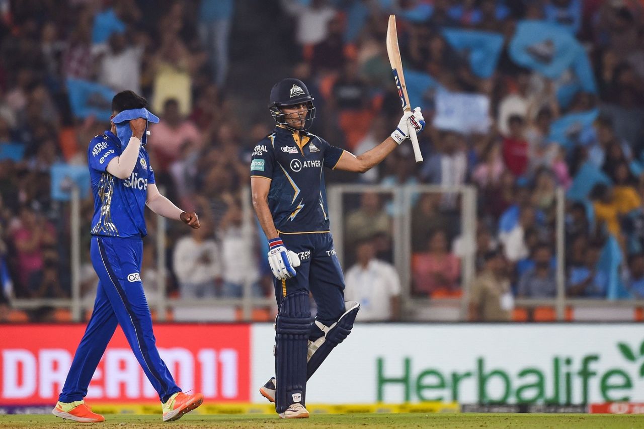 Shubman Gill got to his half-century in 30 deliveries, Gujarat Titans vs Mumbai Indians, IPL 2023, Ahmedabad, April 25, 2023
