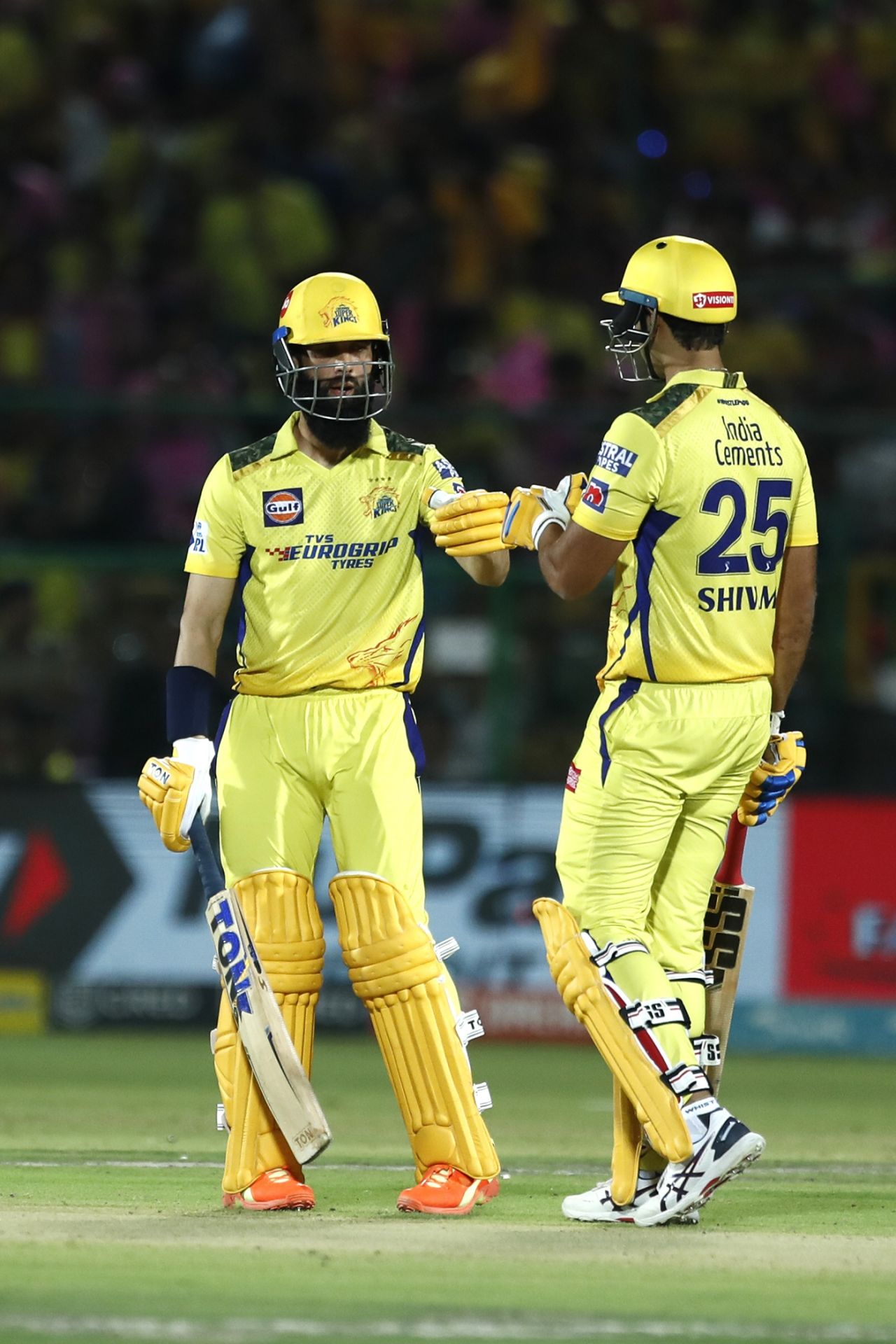 Moeen Ali and Shivam Dube added 51 off just 25 balls, Rajasthan Royals vs Chennai Super Kings, IPL 2023, Jaipur, April 27, 2023
