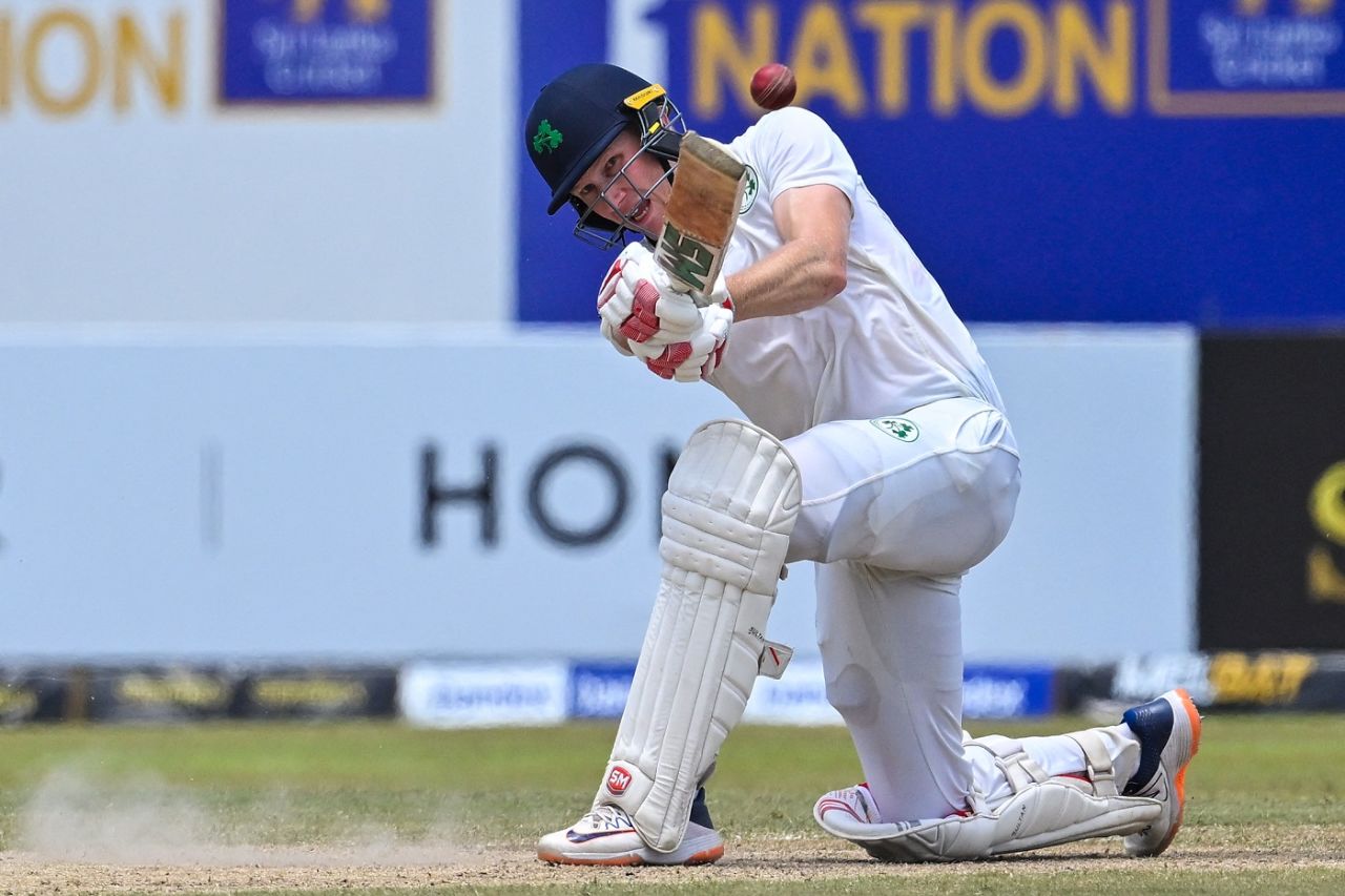 Harry Tector was at the thick of things during Ireland's fightback, Sri Lanka vs Ireland, 2nd Test, Galle, 5th day, April 28, 2023