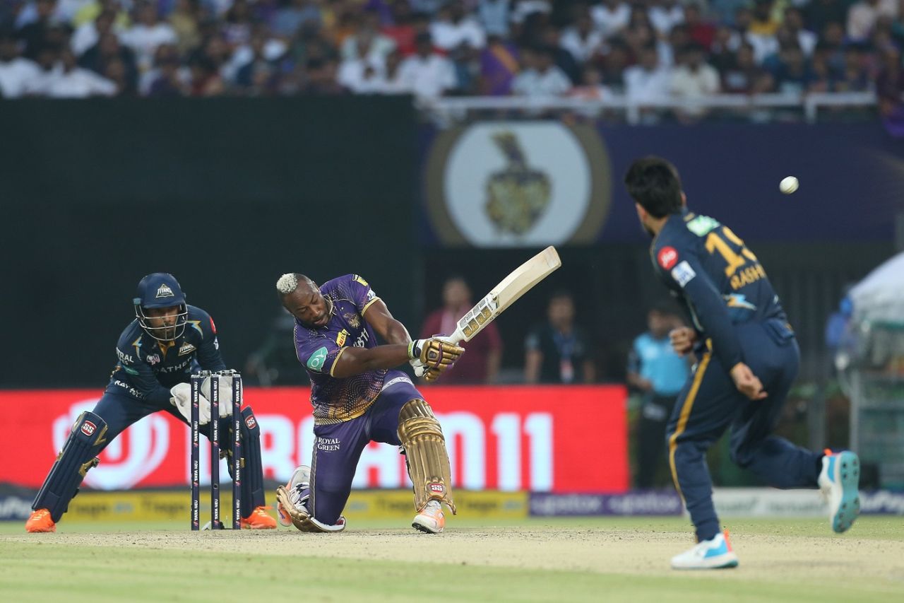 Andre Russell took the attack to Rashid Khan, Kolkata Knight Riders vs Gujarat Titans, IPL 2023, Kolkata, April 29, 2023