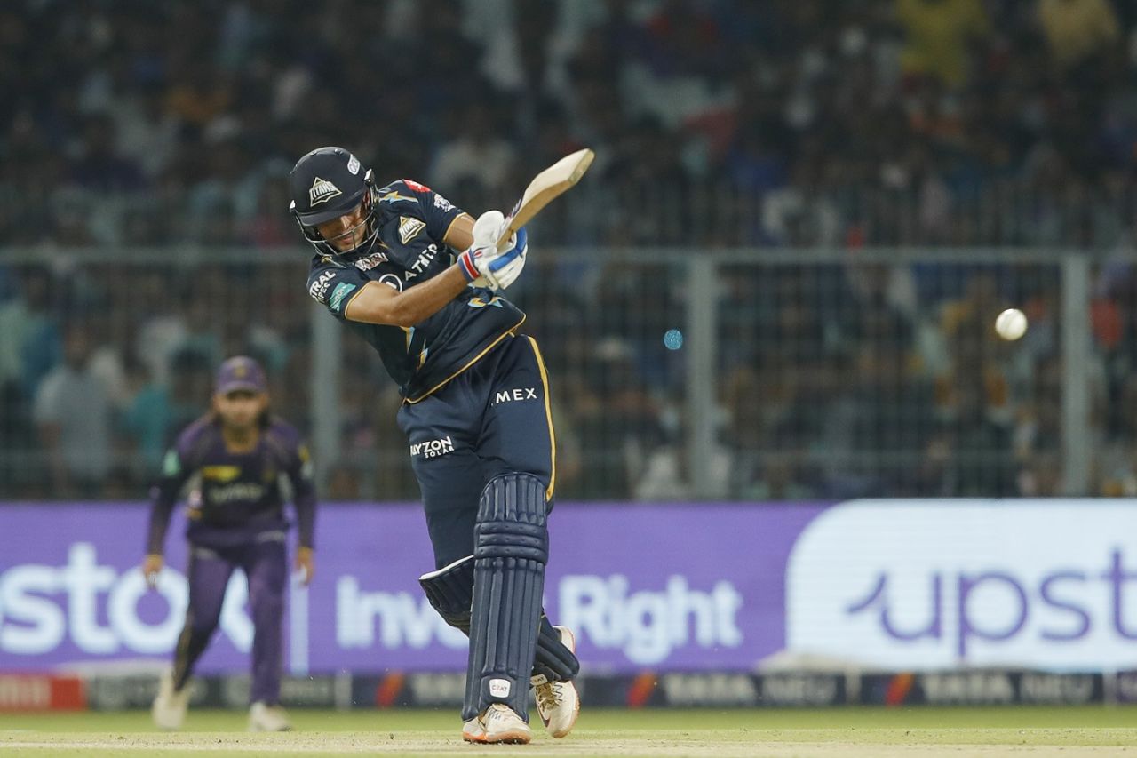 Shubman Gill accelerated after getting his eye in in the first over, Kolkata Knight Riders vs Gujarat Titans, IPL 2023, Kolkata, April 29, 2023