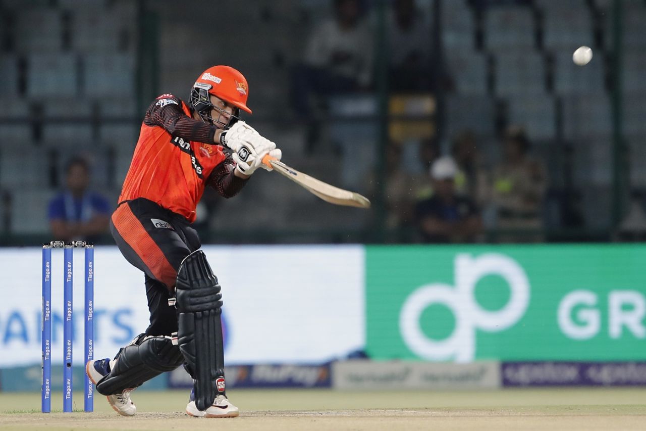 Abhishek Sharma goes aerial, Delhi Capitals vs Sunisers Hyderabad, IPL, Delhi, April 29, 2023