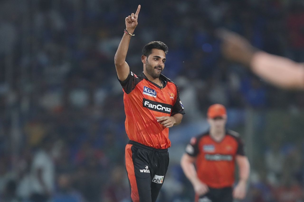 Bhuvneshwar Kumar removed David Warner in the first over, Delhi Capitals vs Sunrisers Hyderabad, IPL 2023, Delhi, April 29, 2023