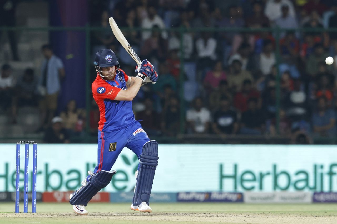 Phil Salt goes down the ground, Delhi Capitals vs Sunrisers Hyderabad, IPL, Delhi, April 29, 2023
