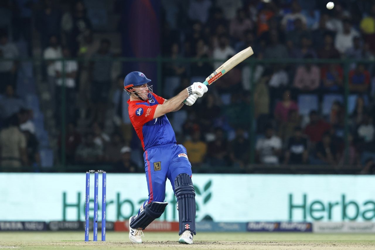 Mitchell Marsh swings for a big one, Delhi Capitals vs Sunrisers Hyderabad, IPL, Delhi, April 29, 2023