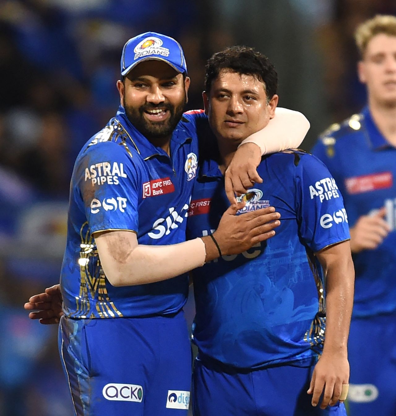 Piyush Chawla picked up two of the first three Royals wickets to fall, Mumbai Indians vs Rajasthan Royals, IPL 2023, Mumbai, April 30, 2023
