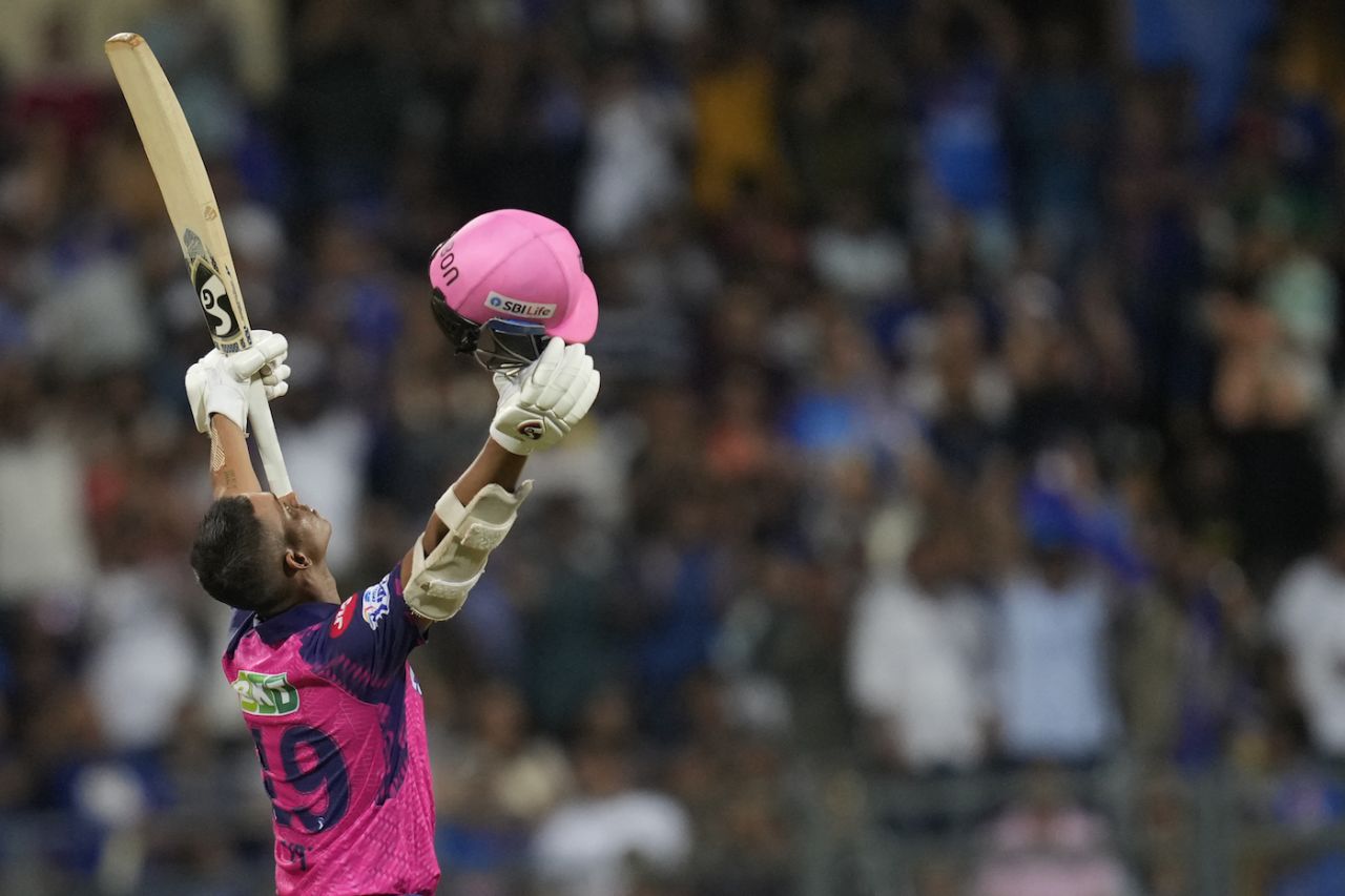 Yashasvi Jaiswal's was the third century of IPL 2023, Mumbai Indians vs Rajasthan Royals, IPL 2023, Mumbai, April 30, 2023