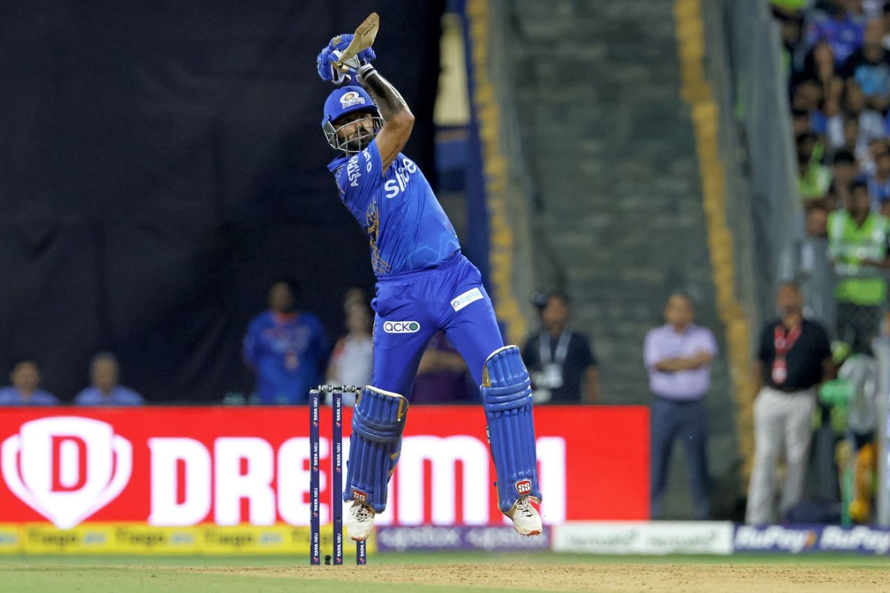 Suryakumar Yadav goes airborne, Mumbai Indians vs Rajasthan Royals, IPL 2023, Mumbai, April 30, 2023