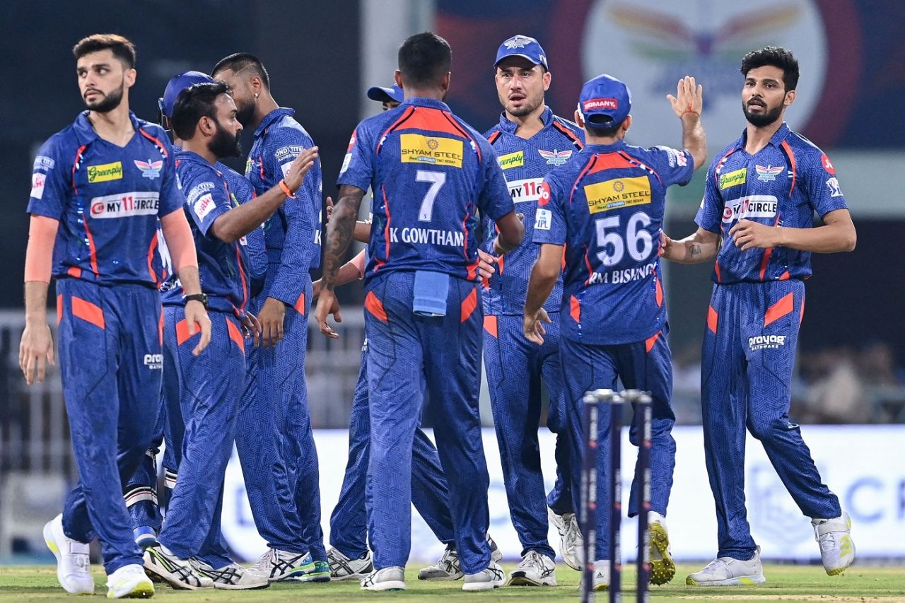 LSG controlled the proceedings with 13 overs of spin, Lucknow Super Giants v Royal Challengers Bangalore, IPL 2023, Lucknow, May 1, 2023