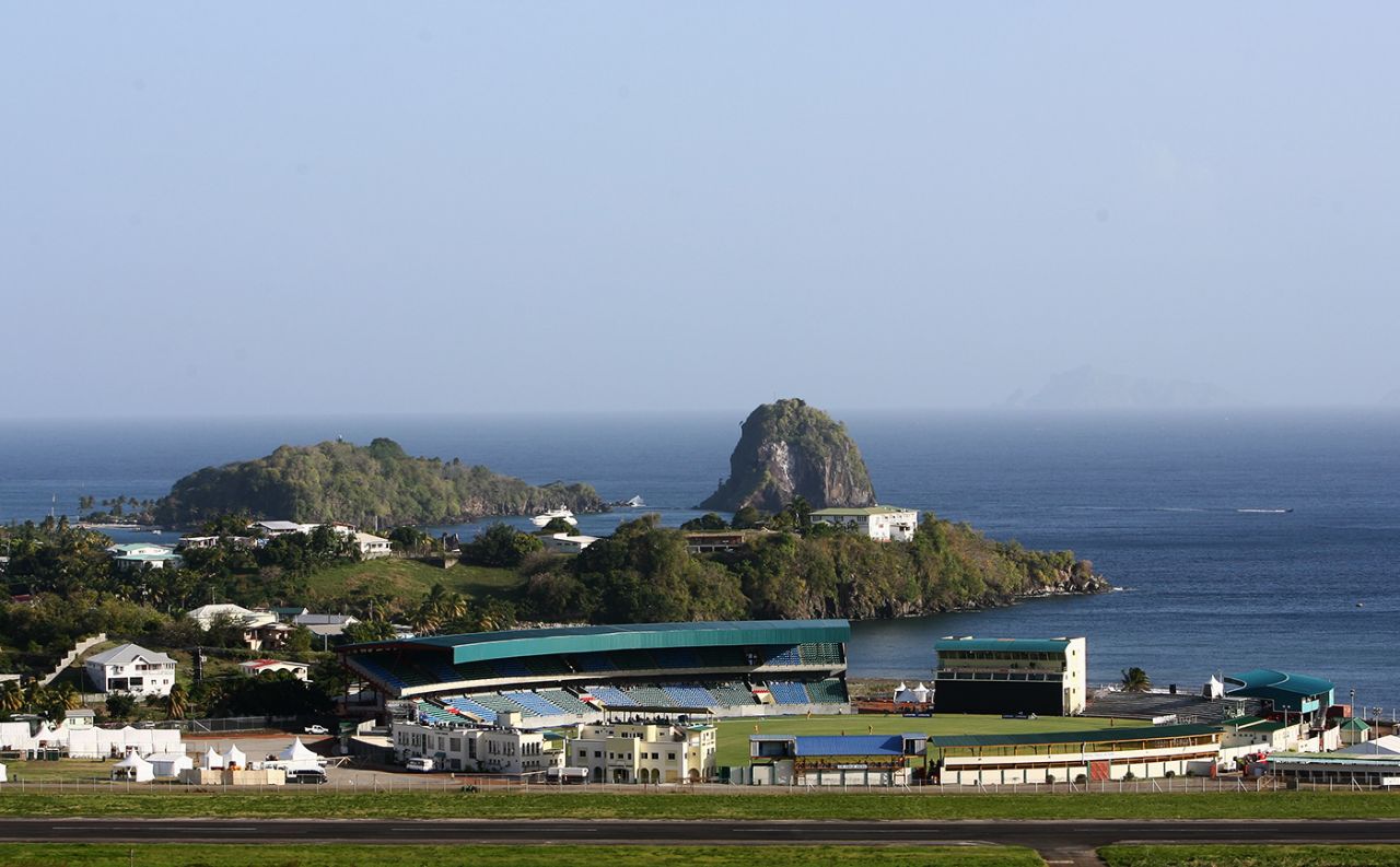 A general view of the Arnos Vale ground, Australia v Zimbabwe, World Cup warm up, Arnos Vale Complex, Kingstown, St Vincent, March 6, 2007