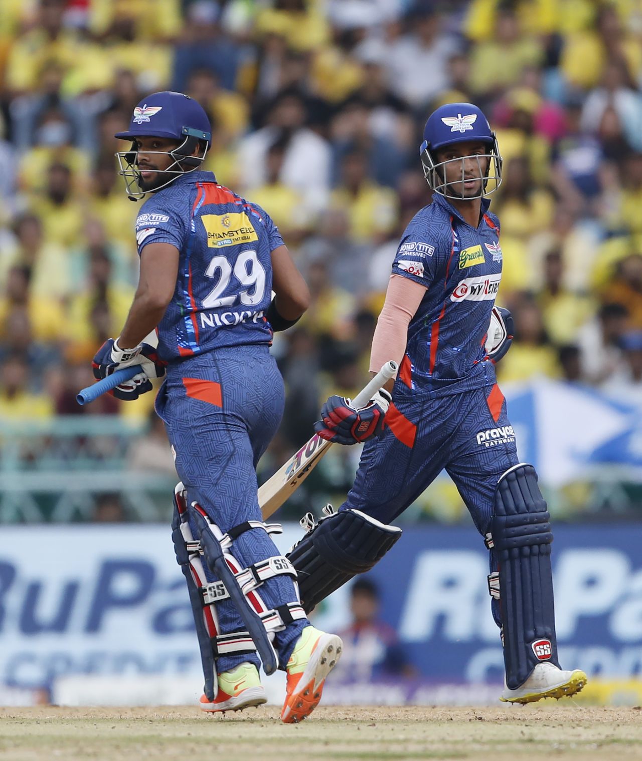 Nicholas Pooran and Ayush Badoni made a 59-run stand, Lucknow Super Giants vs Chennai Super Kings, IPL 2023, Lucknow, May 3, 2023