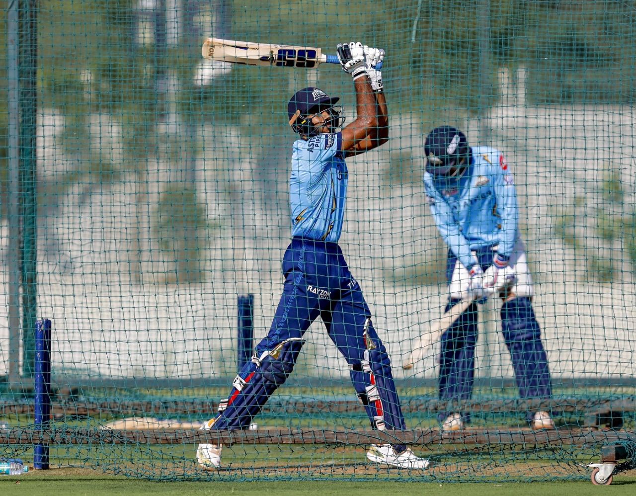 Vijay Shankar bats at the nets, Ahmedabad, May 1, 2023