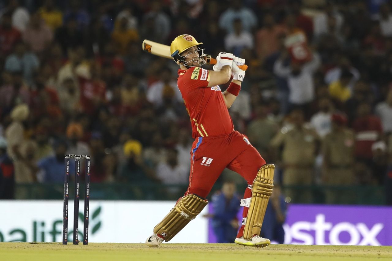 Liam Livingstone goes big, Punjab Kings vs Mumbai Indians, IPL 2023, Mohali, May 3, 2023
