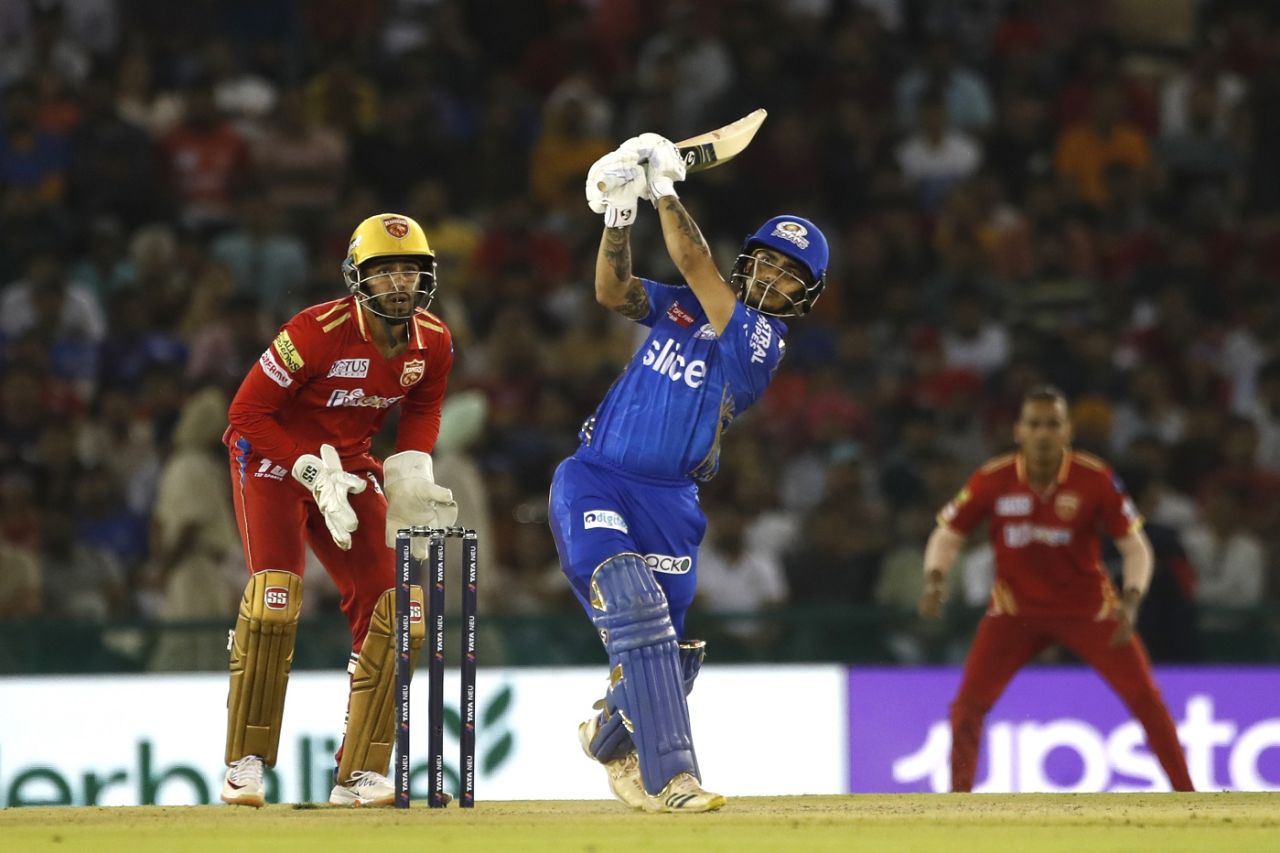 Ishan Kishan goes aerial, Punjab Kings vs Mumbai Indians, IPL 2023, Mohali, May 3, 2023