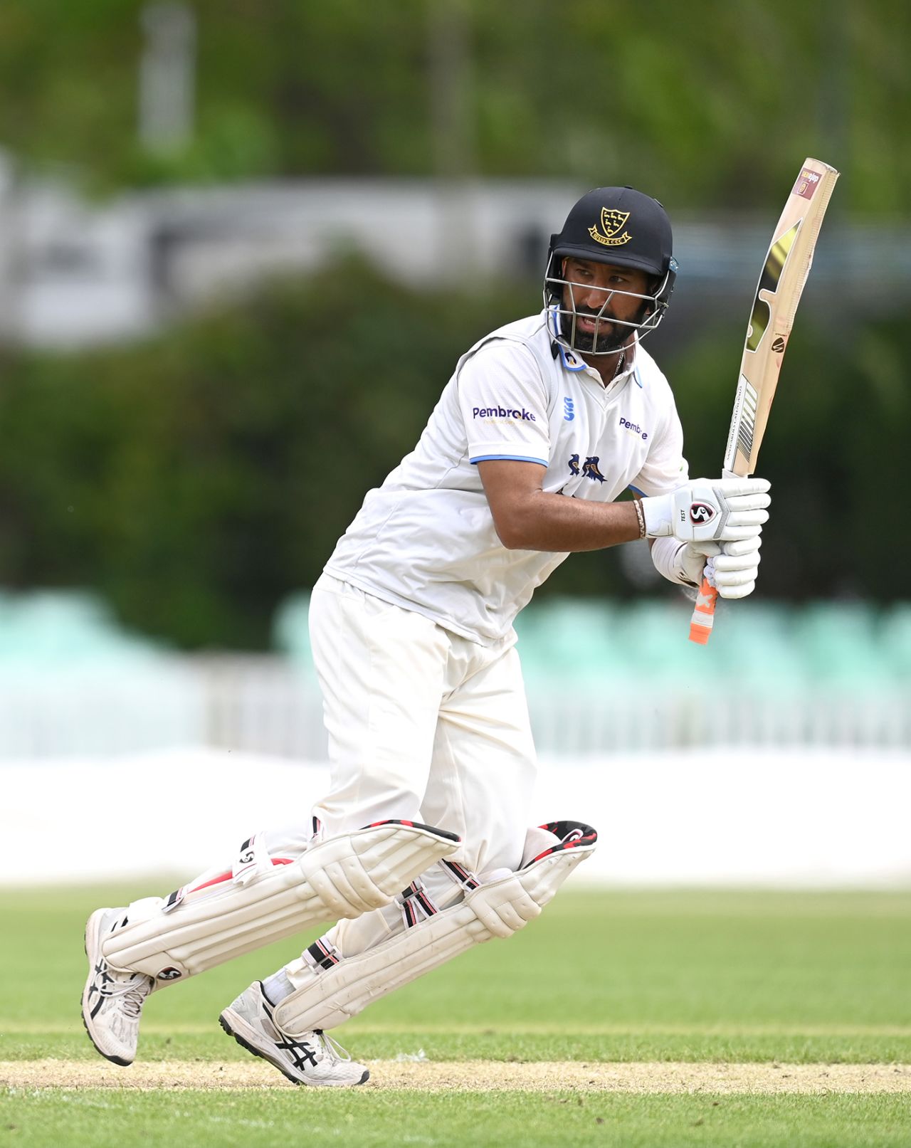 Cheteshwar Pujara is watchful, Worcestershire vs Sussex, County Championship, Division Two, New Road, 2nd day, May 5, 2023