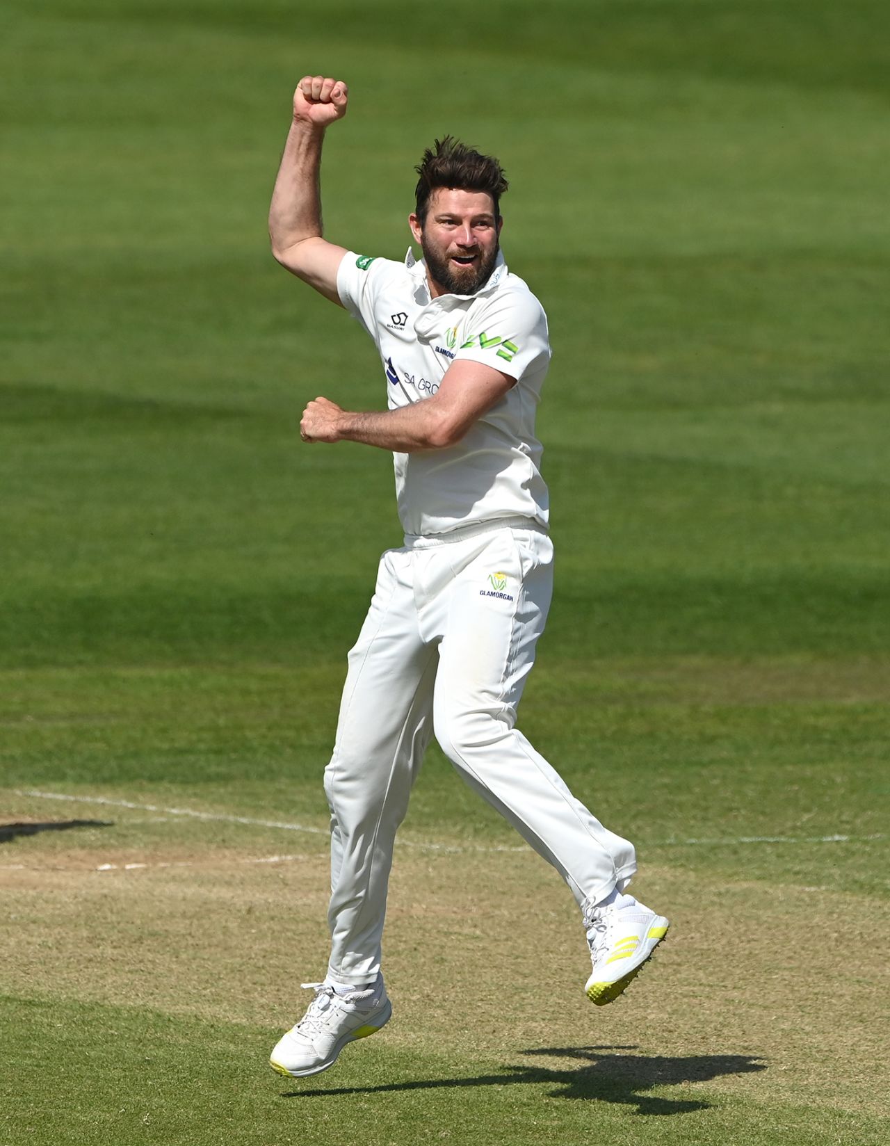 Michael Neser appeals for a wicket, LV= Insurance County Championship, Durham vs Glamorgan, The Riverside, May 14, 2022