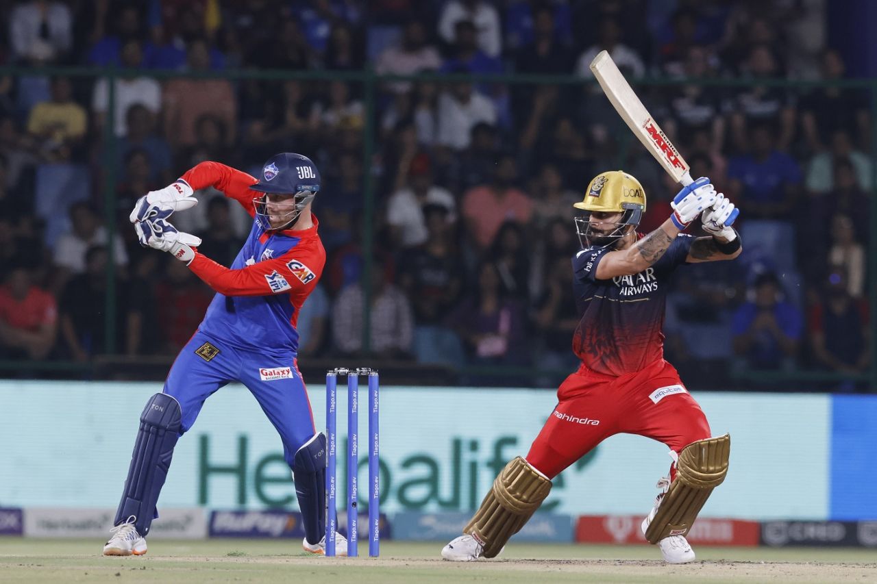 Virat Kohli cuts a wide one for four, Delhi Capitals vs Royal Challengers Bangalore, IPL 2023, Delhi, May 6, 2023