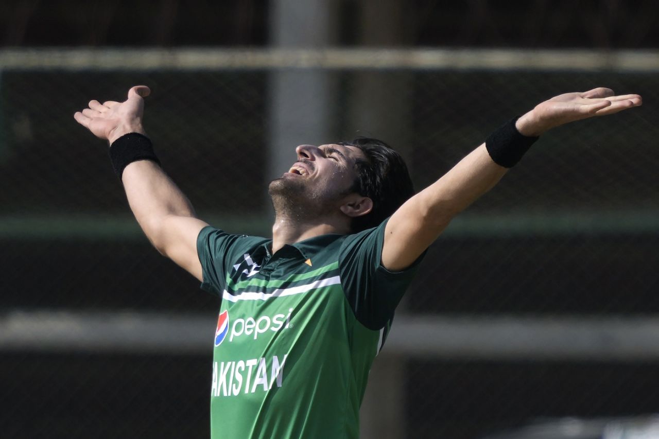 Mohammad Wasim got rid of Tom Blundell, Pakistan vs New Zealand, 5th ODI, Karachi, May 7, 2023