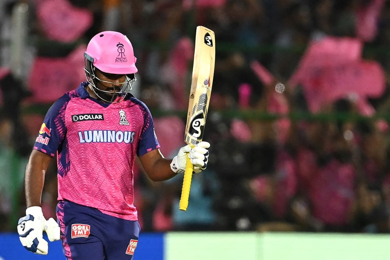 Sanju Samson blasted an unbeaten 66 off 38 balls, Rajasthan Royals vs Sunrisers Hyderabad, IPL 2023, Jaipur, May 7, 2023