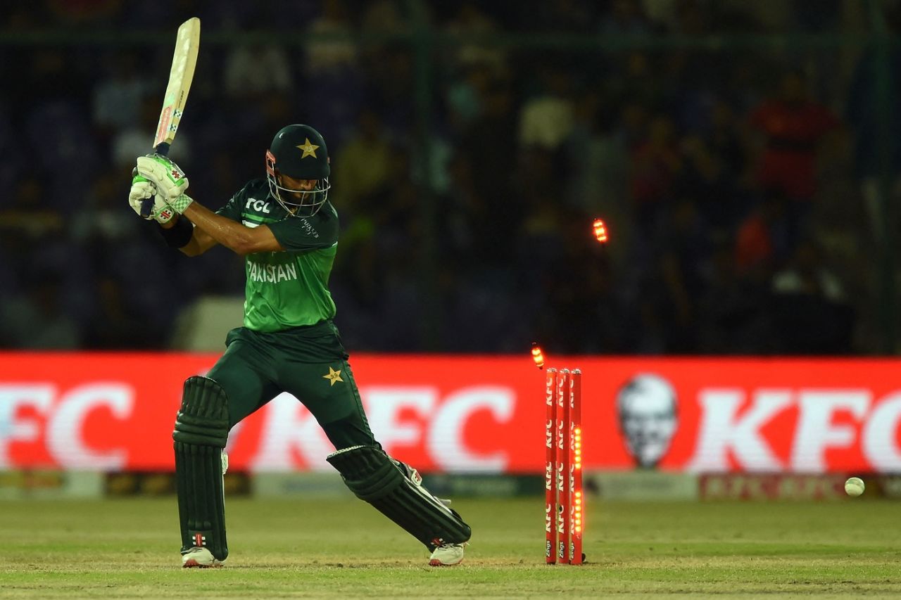 Shan Masood drags on, Pakistan vs New Zealand, 5th ODI, Karachi, May 7 2023