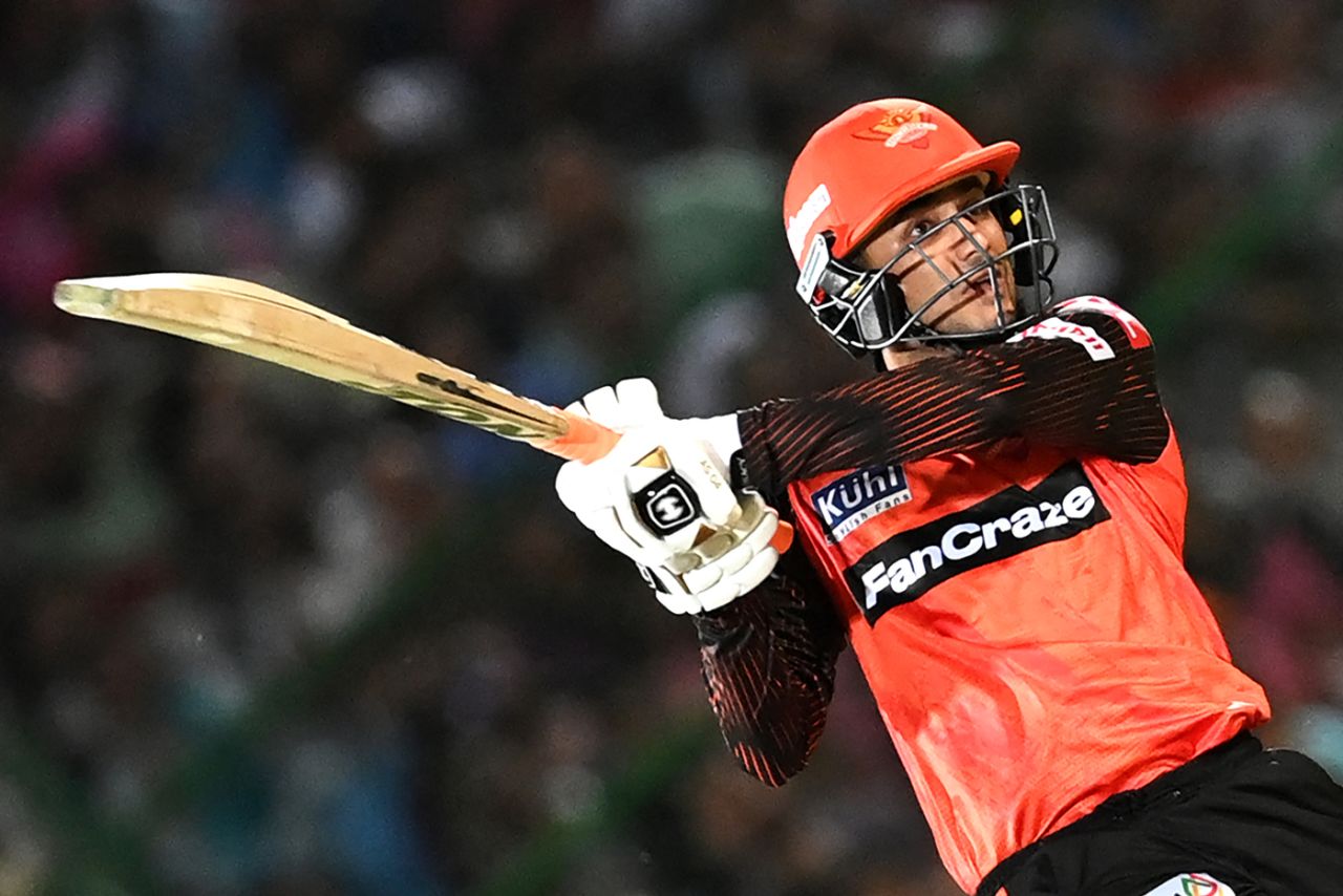 Abhishek Sharma was off to a fluent start for Sunrisers Hyderabad, Rajasthan Royals vs Sunrisers Hyderabad, IPL 2023, Jaipur, May 7, 2023
