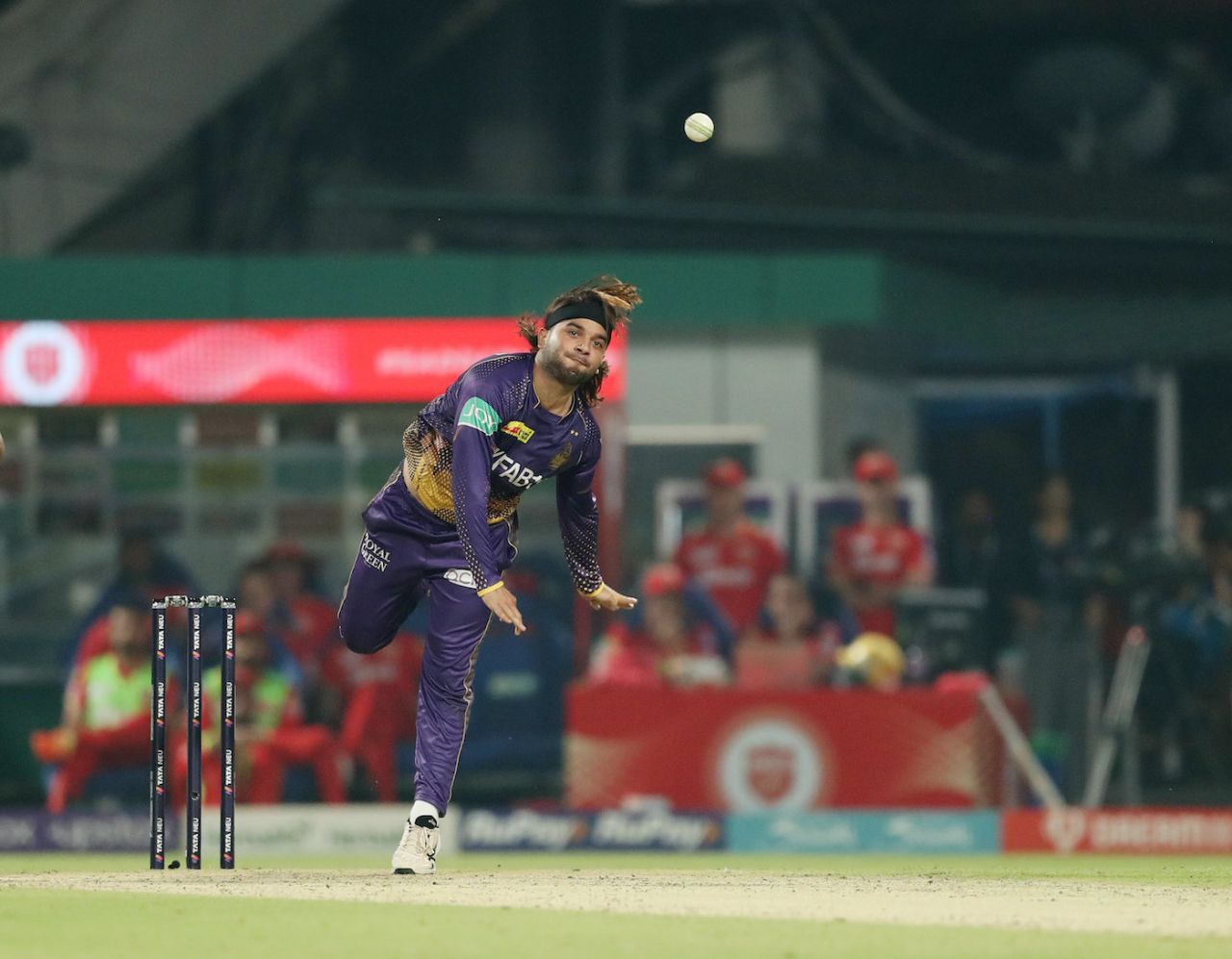 Suyash Sharma bowls, Kolkata Knight Riders vs Punjab Kings, IPL 2023, Kolkata, May 8, 2023