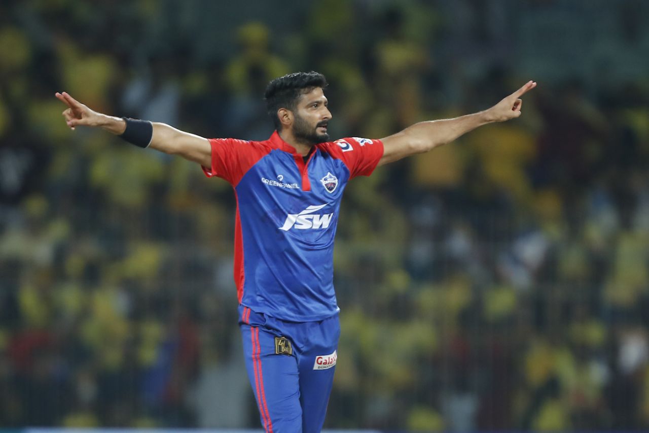 Khaleel Ahmed had a good day at work, Chennai Super Kings vs Delhi Capitals, IPL 2023, Chennai, May 10, 2023
