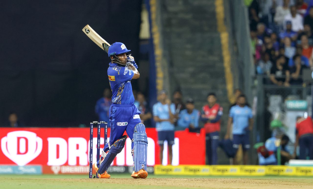 Vishnu Vinod, given a rare opportunity, made an immediate impact, Mumbai Indians vs Gujarat Titans, IPL 2023, Mumbai, May 12, 2023