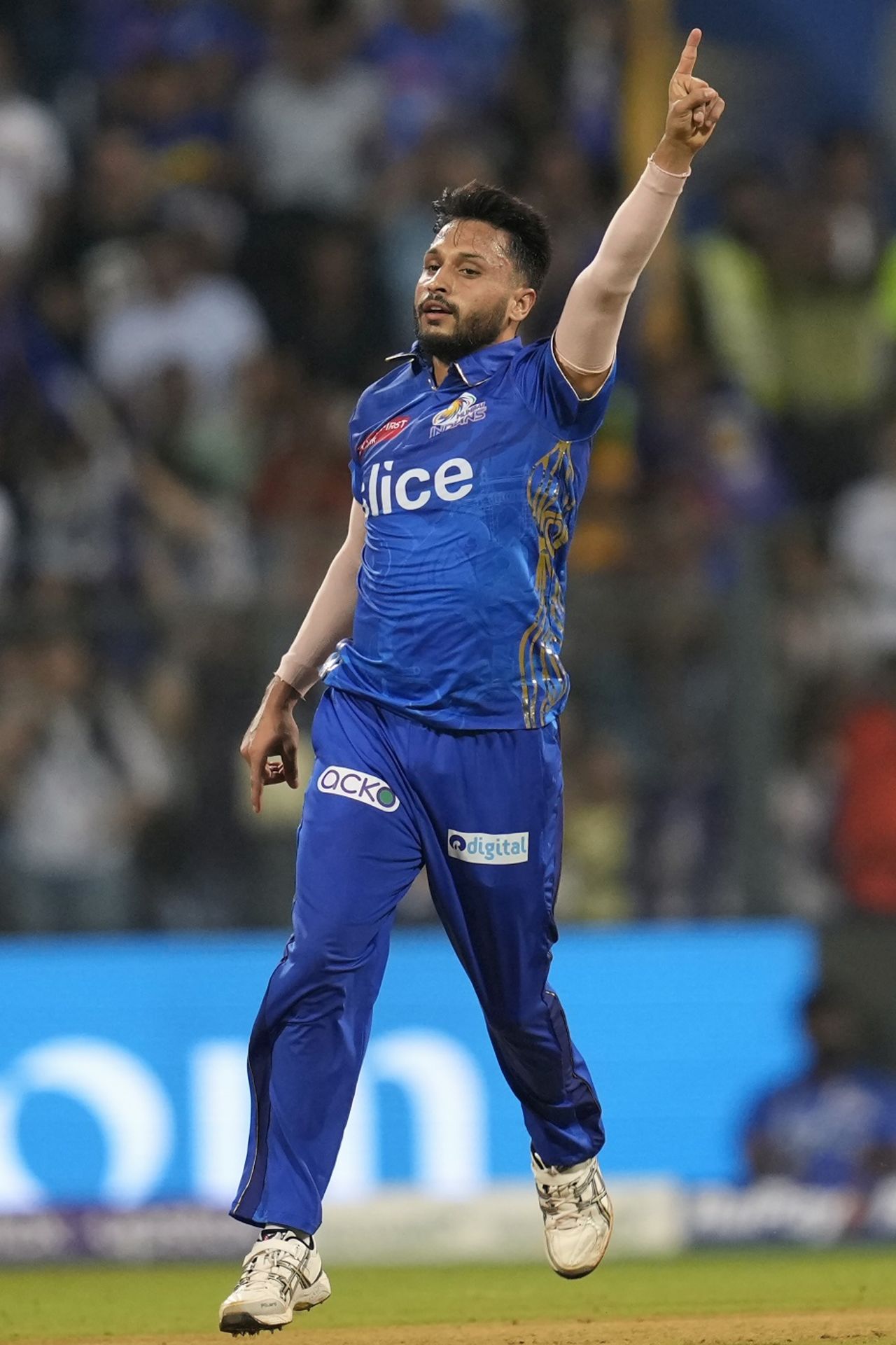 Akash Madhwal sent Shubman Gill back, Mumbai Indians vs Gujarat Titans, IPL 2023, Mumbai, May 12, 2023