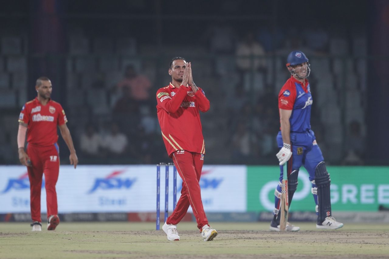 Rahul Chahar trapped Mitchell Marsh lbw, Delhi Capitals vs Punjab Kings, IPL 2023, Delhi, May 13, 2023